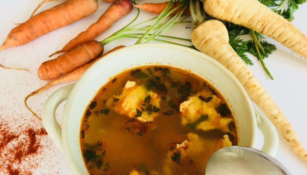 Maďarská zeleninová polévka (Zoeldségleves)
